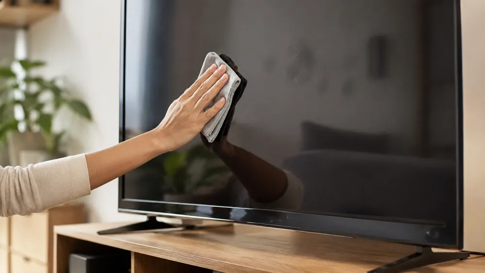C&oacute;mo limpiar la pantalla del televisor de la manera correcta: sin rayas ni manchas