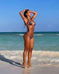 Sol Pérez sumó una microbikini camuflada a su colección en Tulum | TN