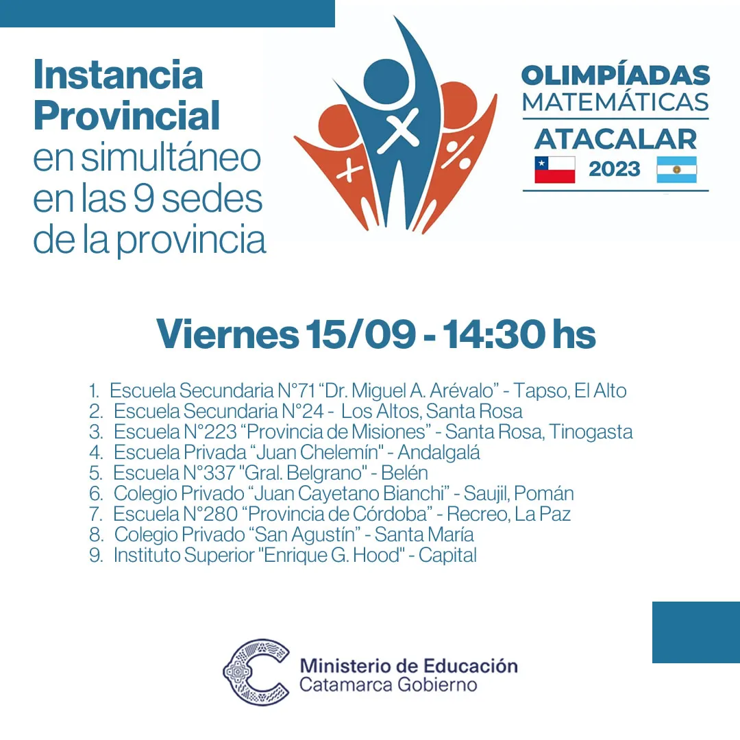 10° Asamblea Cabecera Cero para instituciones educativas de nivel Inicial, Primario, Educación Especial y la modalidad de Adultos Primario