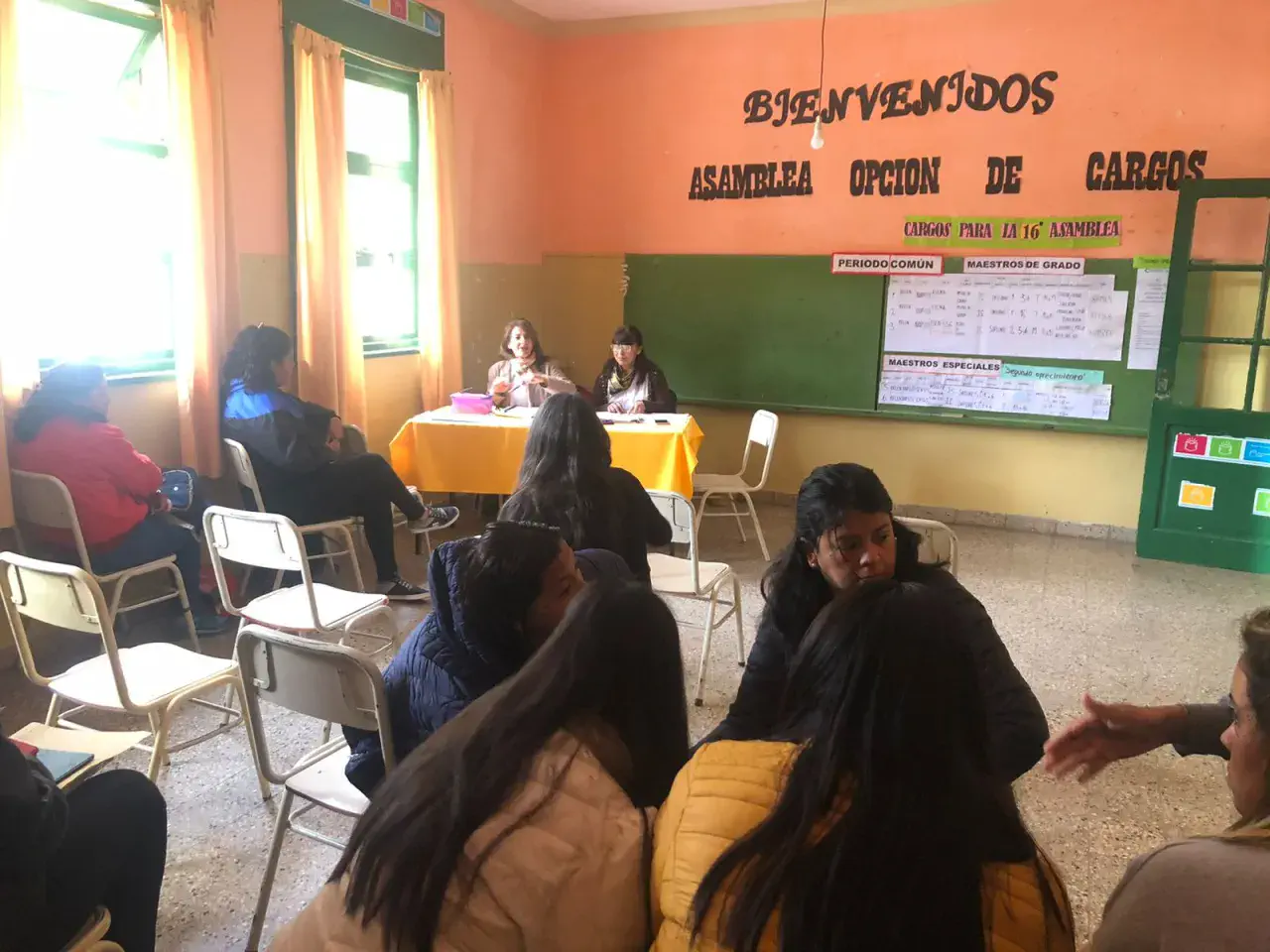 30 cargos fueron cubiertos, en la 16º Asamblea Ordinaria de Educación Inicial, Primaria, Especial y Adultos
