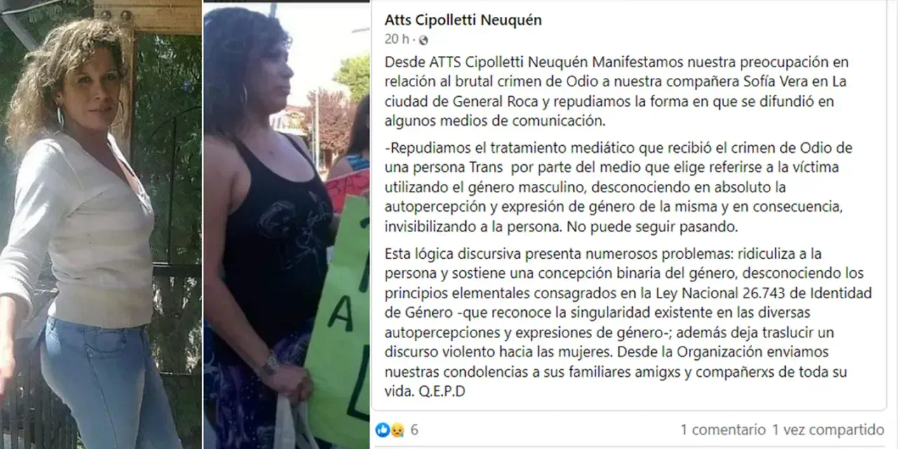 Acribillaron a una mujer trans y buscan a un sospechoso del asesinato