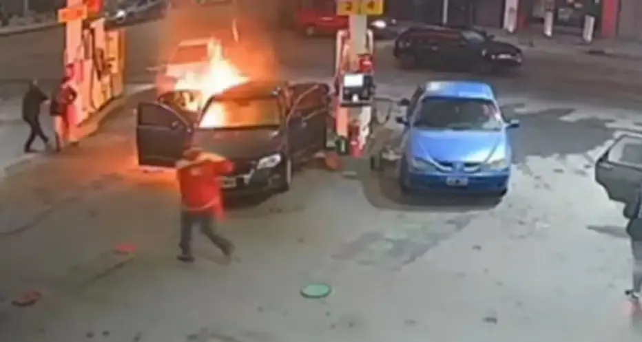 Agredió a su propio padre y fue aprehendido