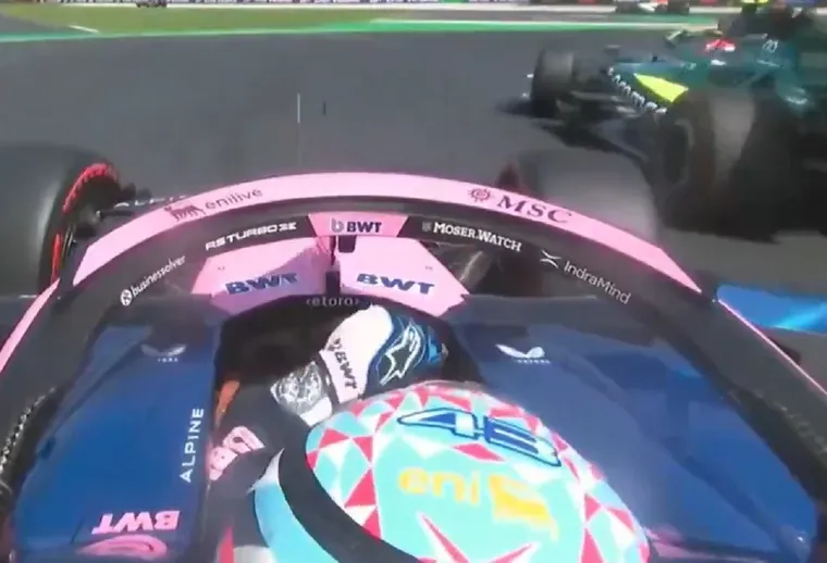 Alonso le arruinó la vuelta a Colapinto y el argentino explotó por radio: "Qué completo idiota"