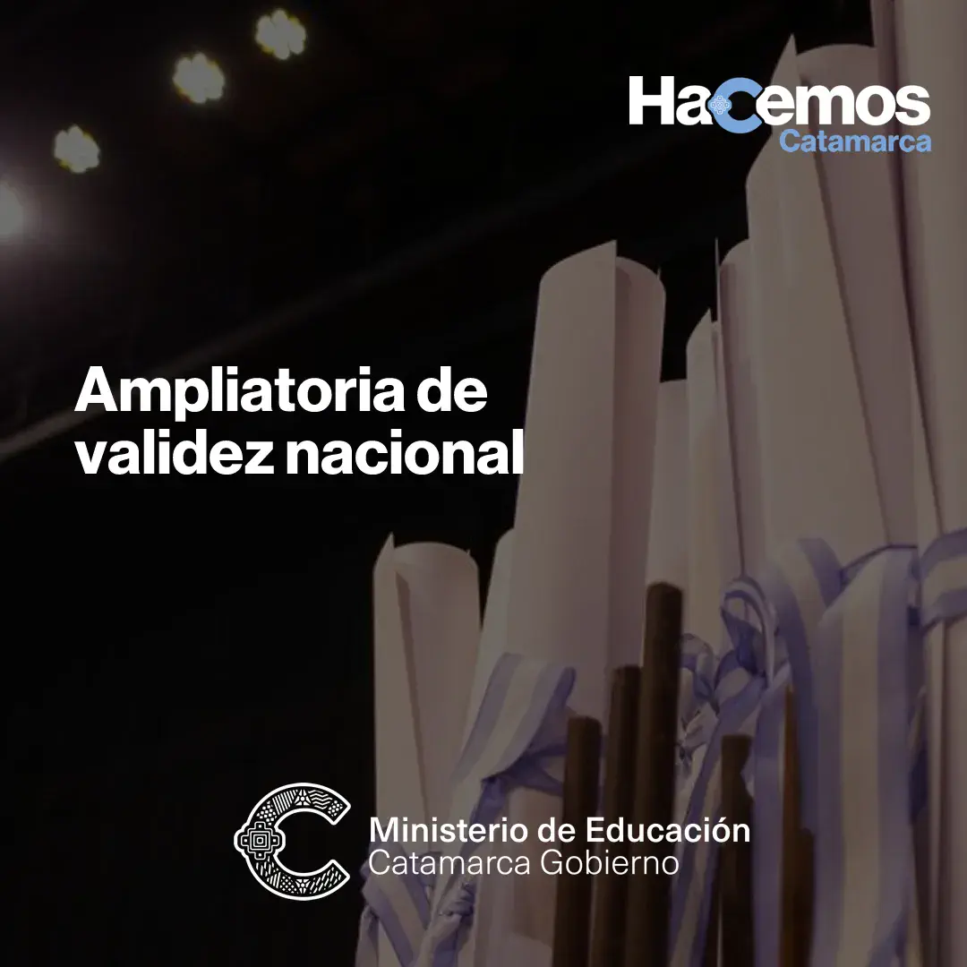 Ampliatoria de validez nacional para la Tecnicatura en Instrumentación Quirúrgica