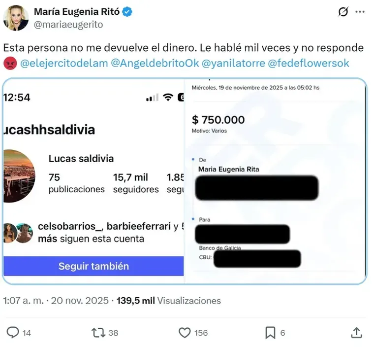Apareció la primera foto de Jesica Cirio con su nuevo novio