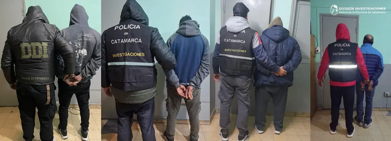 Arrestaron a cuatro personas, secuestraron y recuperaron varios elementos