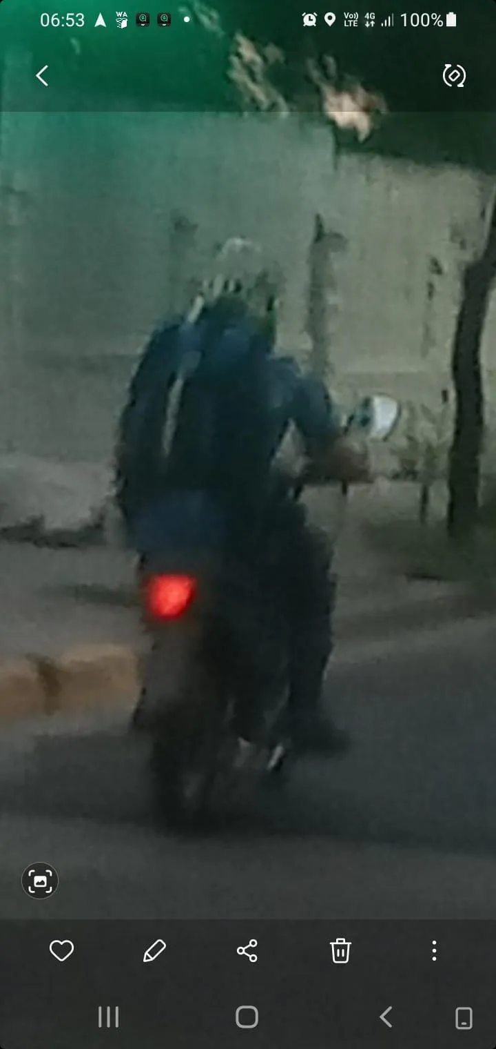 Automovilista chocó contra un poste del tendido eléctrico en Santa María