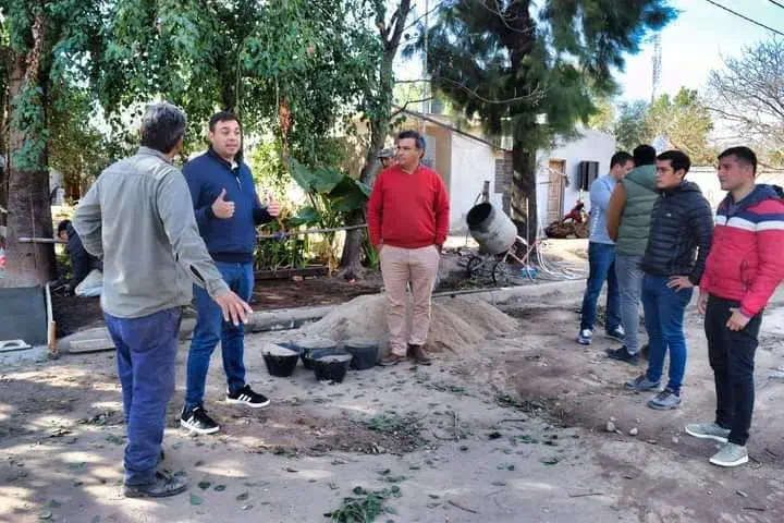 Avanzan las obras de urbanización en Los Altos