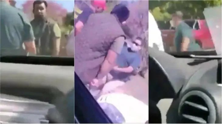 Brutal pelea en los semáforos "andá resentida" "a ver cómo te van a tratar allá"