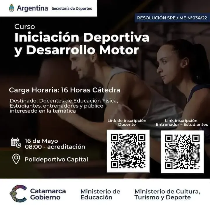 Capacitación: Iniciación Deportiva y Desarrollo Motor
