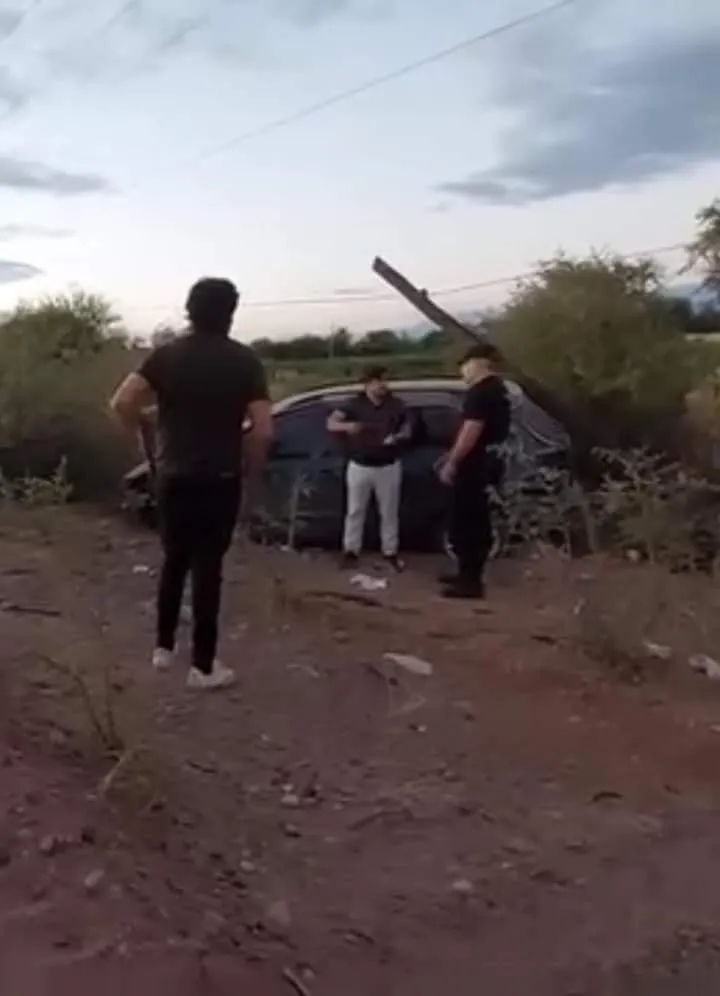 Chocó a un Sargento y comenzó una persecución en la Quebrada de Moreira