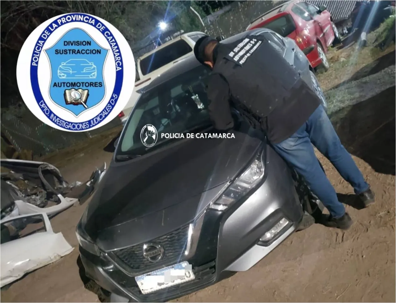 Choque entre un auto y un tractor