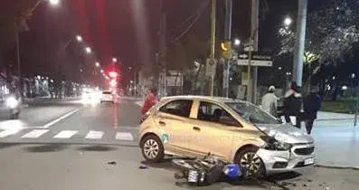 Choque protagonizado por un menor al volante