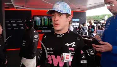 Colapinto no tuvo suerte en el Gran Premio de Japón de la F1 y terminó en el 16°