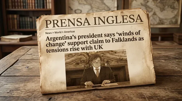 Cómo reaccionaron los principales medios británicos a la cadena nacional de Javier Milei