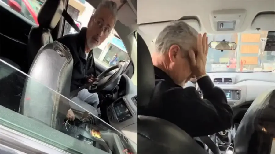 Conductor en estado de ebriedad se atravesó en la calle y no dejaba circular a los demás vehículos