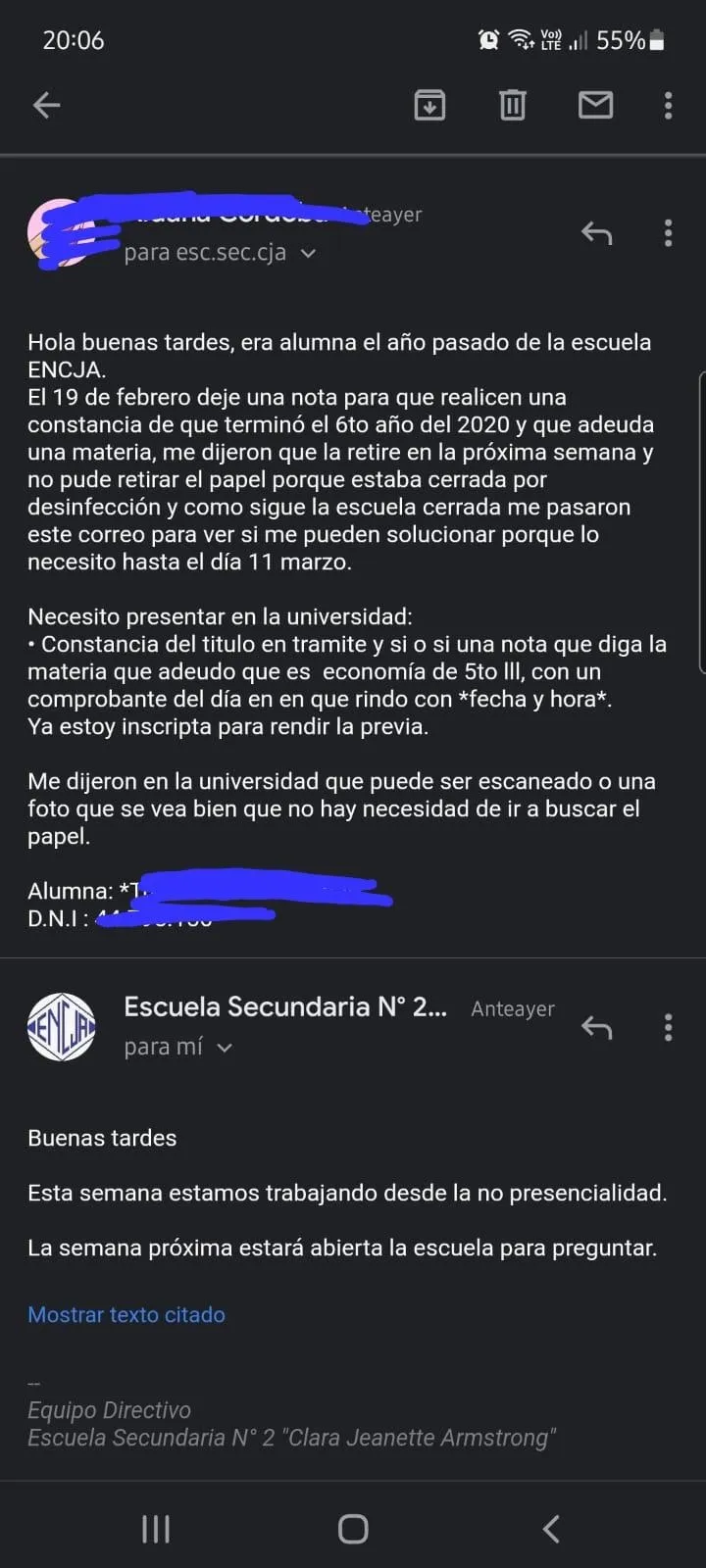 Cronograma de convocatoria para reasignación de docentes