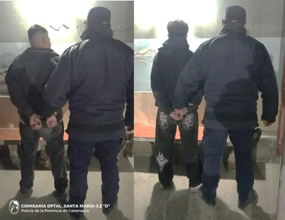 Discusión, trompadas y arrestos