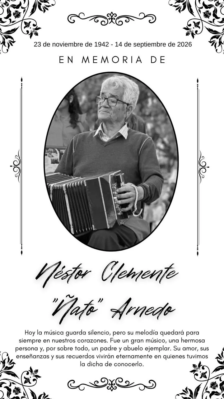 Dolor por el fallecimiento de un referente de la música