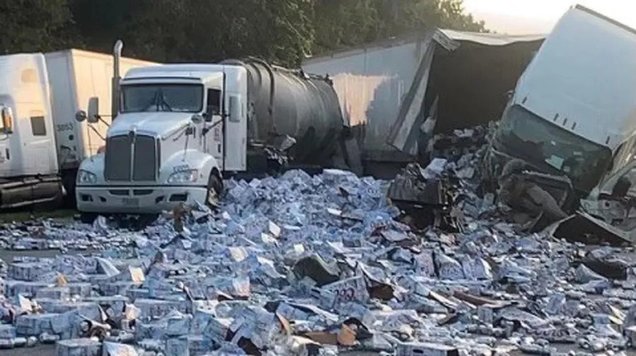 Dos albañiles fueron captados en momento íntimo en medio de la obra