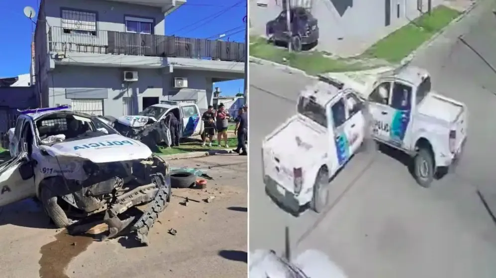 Efectivos policiales sofocaron un incendio en un carro de comidas rápidas