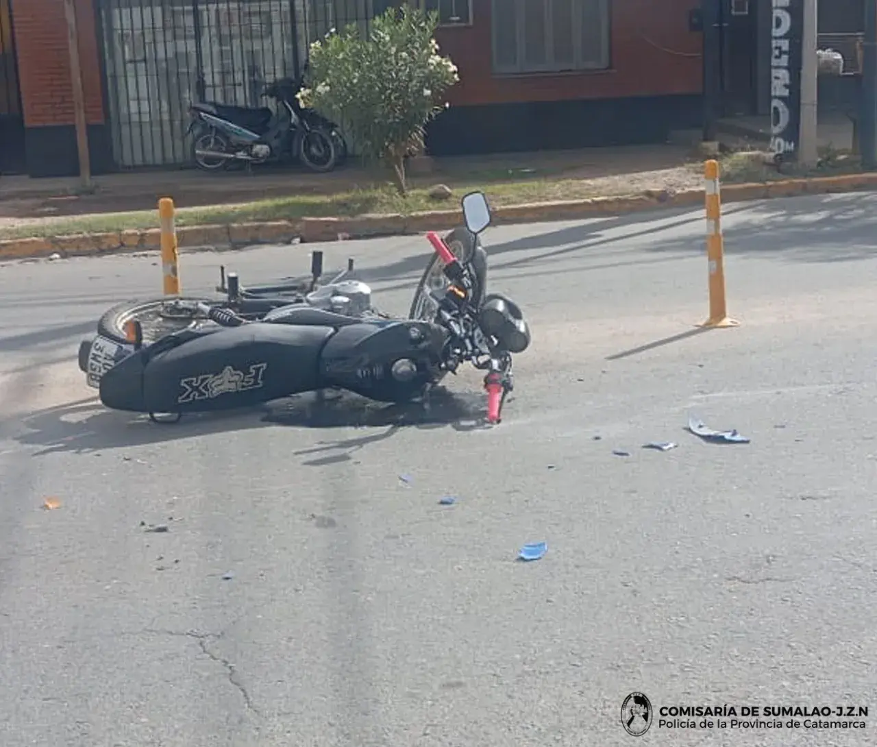 En Valle Viejo un hombre resultó lesionado tras protagonizar un siniestro vial