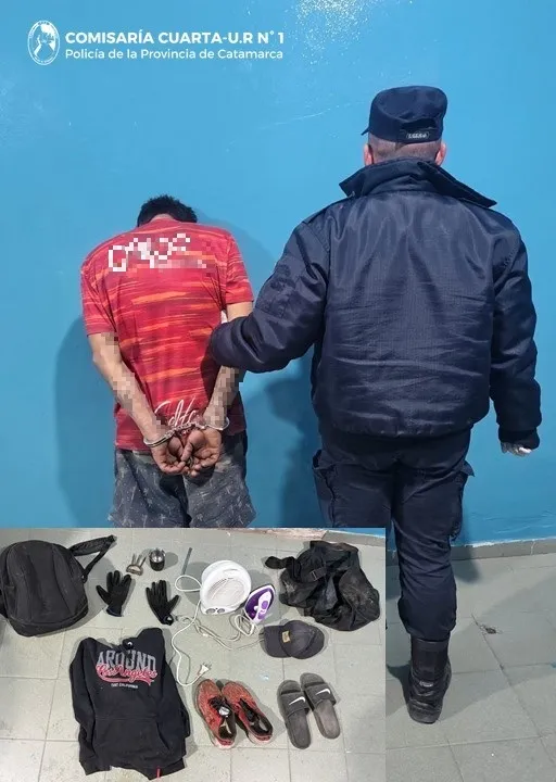 Entró a robar a una casa y se llevó hasta el mate