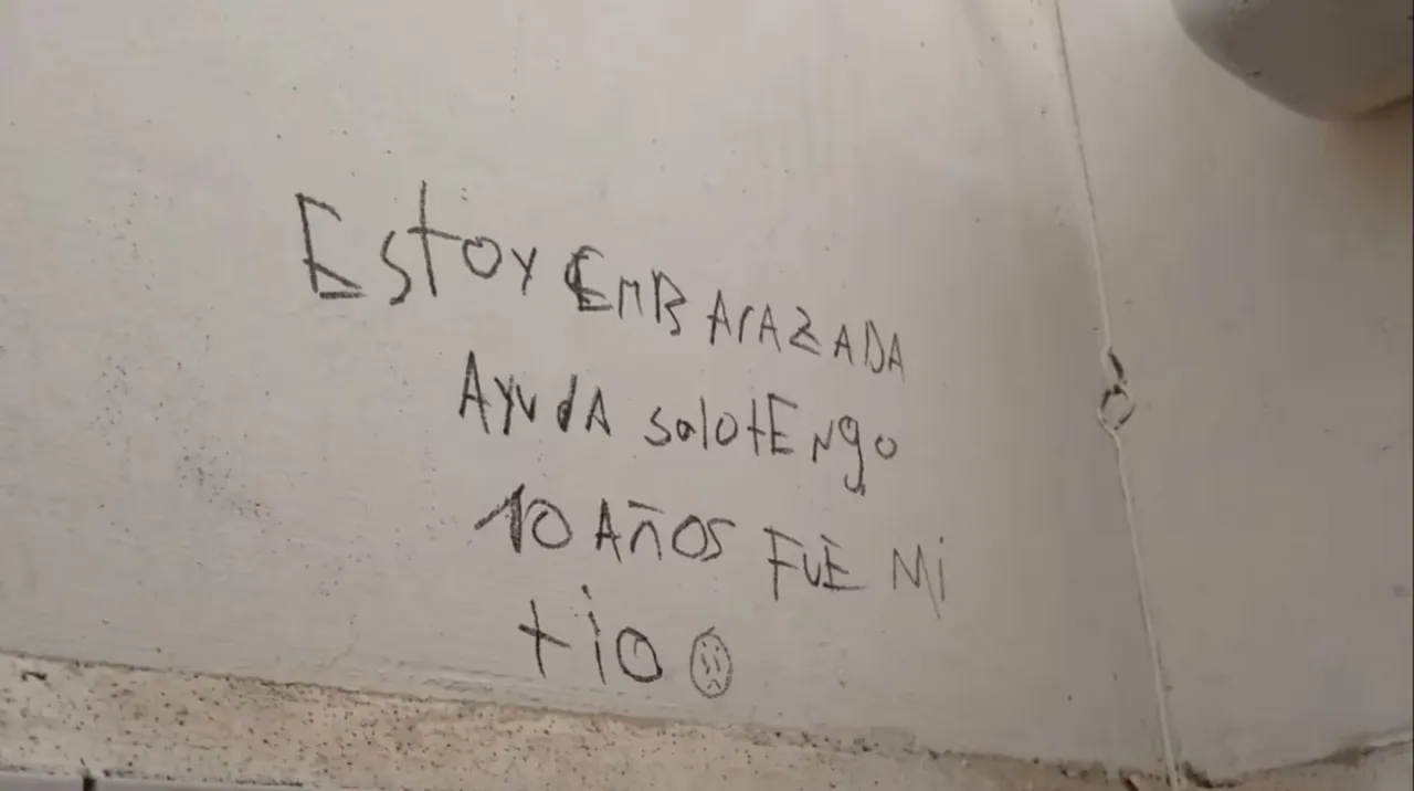 “Estoy embarazada, ayuda, solo tengo 10 años”: el mensaje que apareció en un baño de una escuela