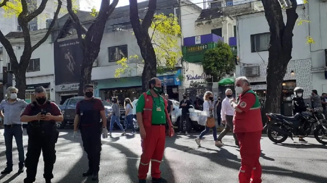 Explotó un contenedor a 50 metros de la casa de Mauricio Macri en San Isidro