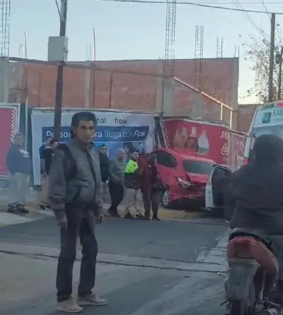 Grave siniestro vial en pleno centro