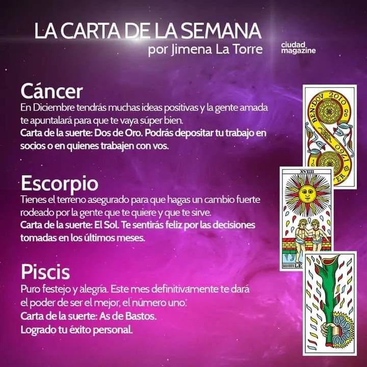 Horóscopo para este Martes 30 de Noviembre