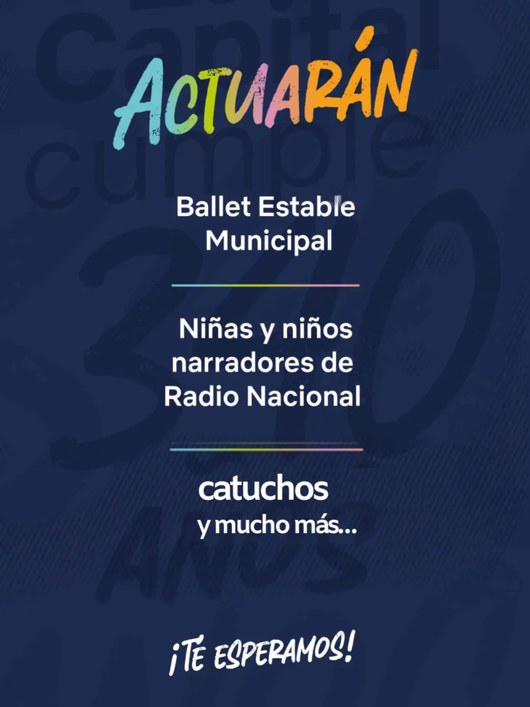 Hoy conmemoro con alegría y orgullo el nacimiento de la ciudad que me vio nacer
