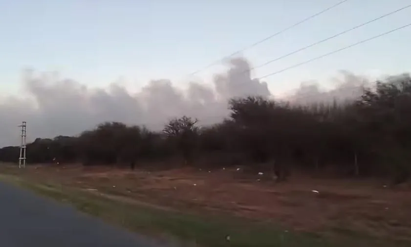 Incendio en el basural de El Pantanillo: alerta y humo en Ruta 38