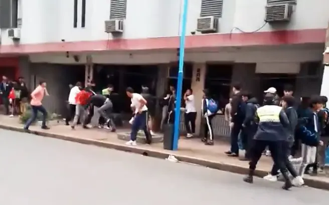 Incendio en una iglesia
