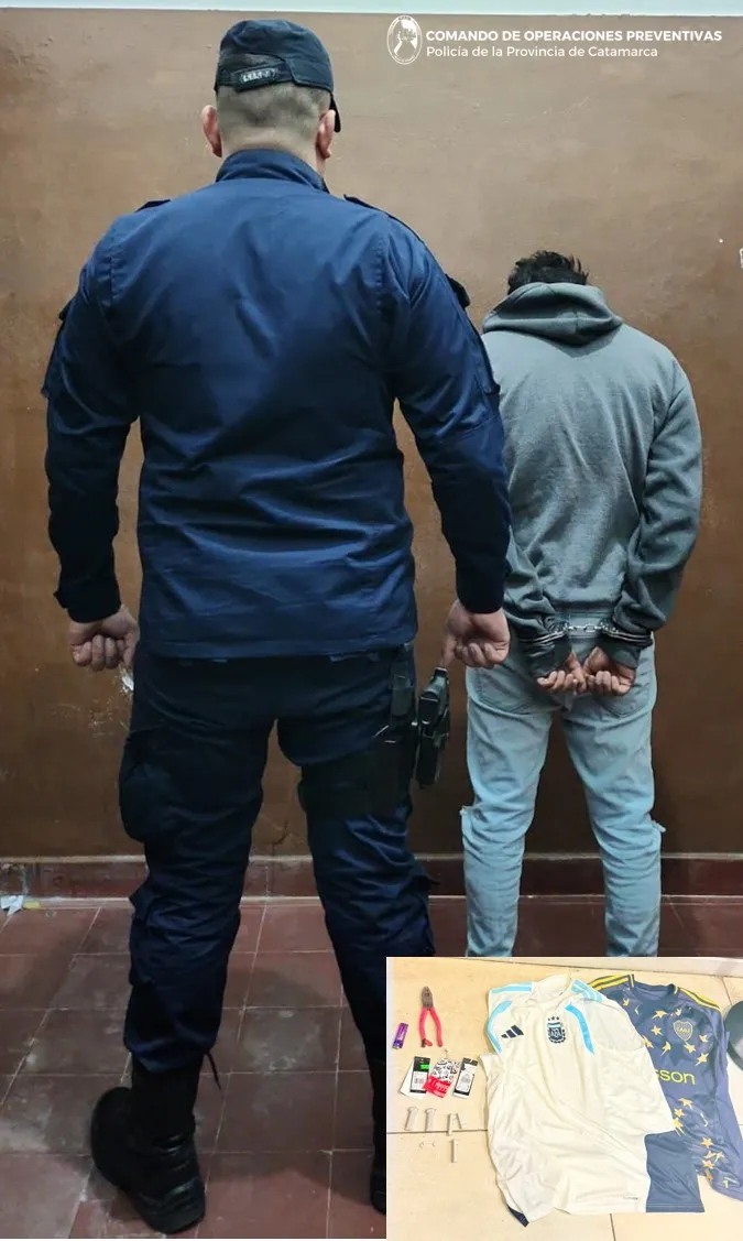 Intentaba sustraer prendas quitándoles los broches de seguridad