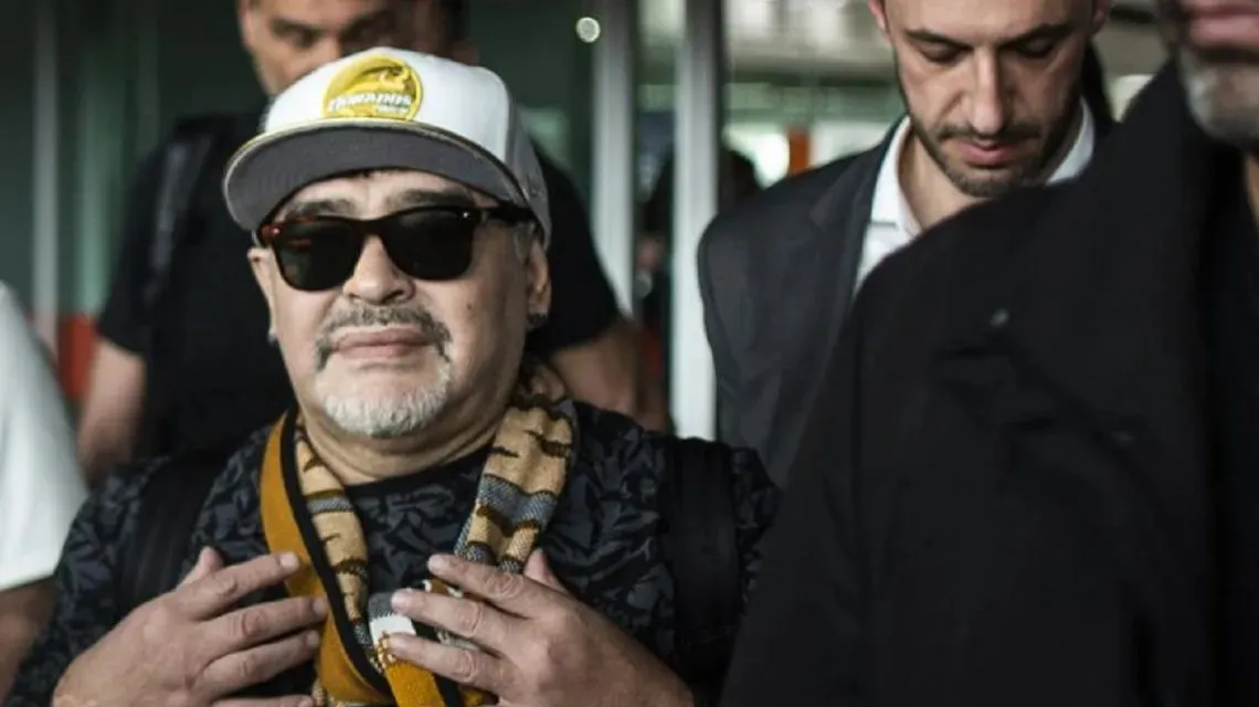 La foto más popular de la cuenta de Instagram de Diego Maradona