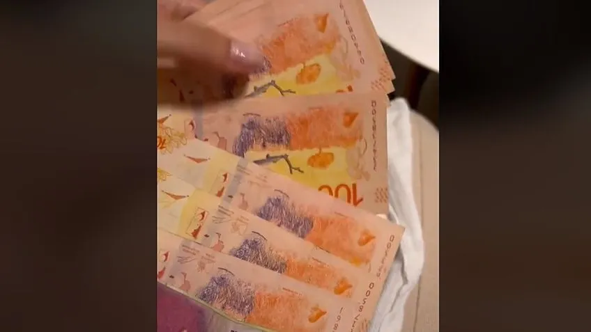 La turista norteamericana que se viralizó por cambiar U$S 40 contó en las redes sociales en dónde gastó sus pesos