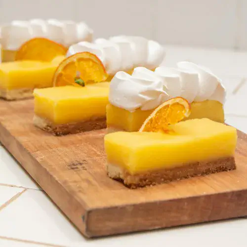 Lingote de curd de limón
