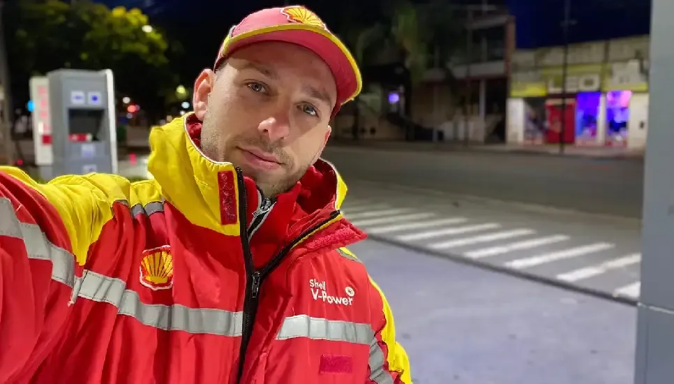 Motociclista fue derivado al Hospital San Juan Bautista tras chocar