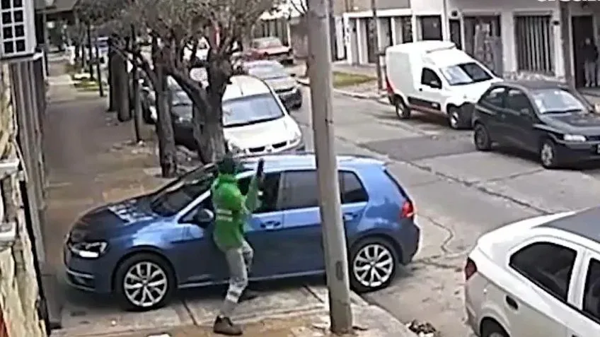 Motociclista lesionado en un siniestro vial