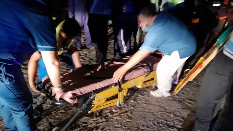 Motociclistas lesionados tras un Siniestro Vial