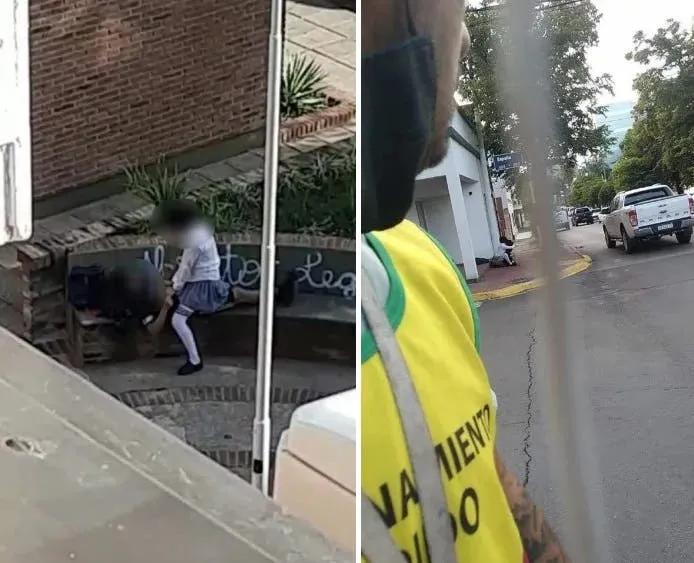 Movilización en el centro y acto en la Plaza
