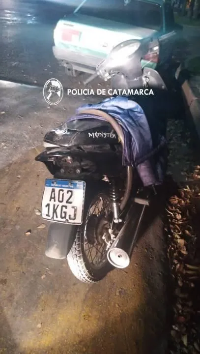 Mujer lesionada en un siniestro vial en Andalgalá