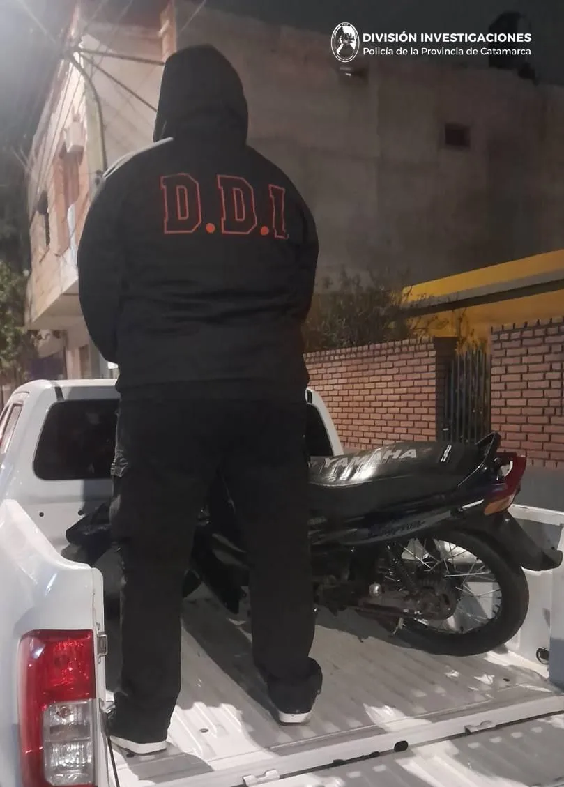 Operativo en Zona Sur: la Policía secuestró una motocicleta con los números de chasis y motor adulterados