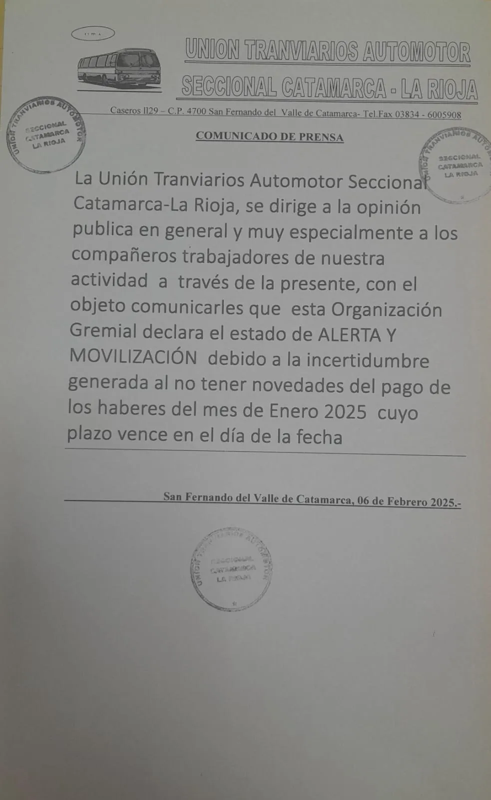 Operativos Móvil de documentación rápida en La Merced y Capital