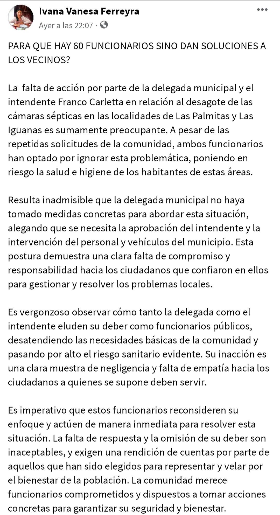 Pesar por la muerte de un brigadista de la provincia