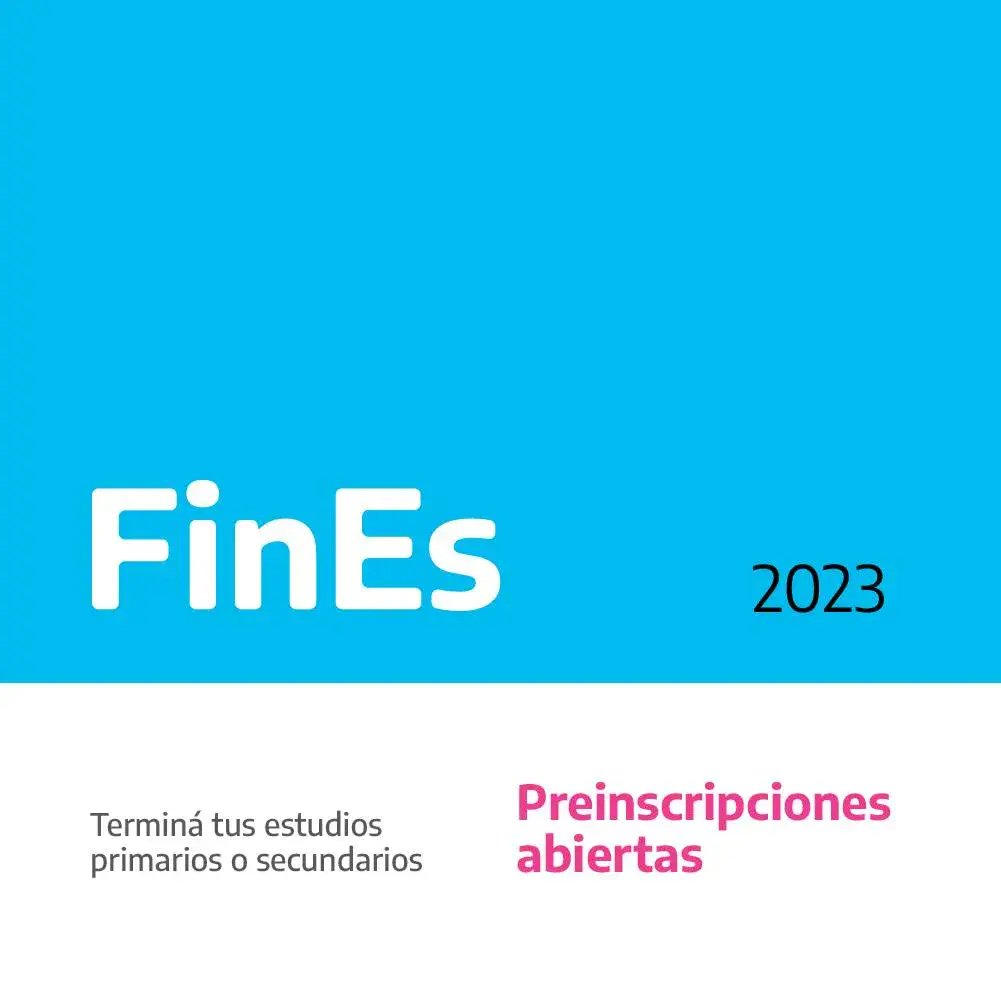 Plan FinEs 2023: Educación abre las preinscripciones
