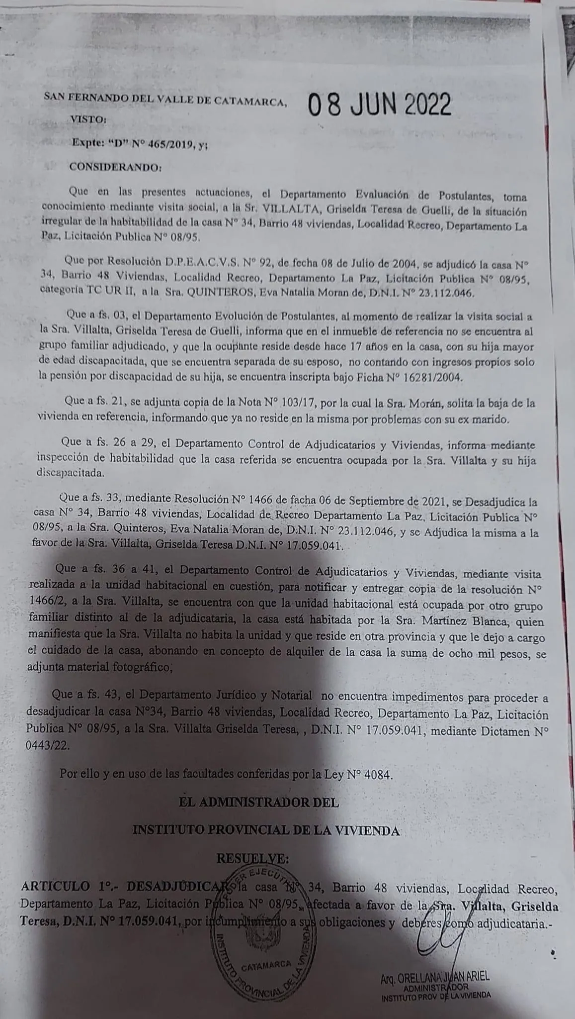 Pliegos para cubrir cargos en el Poder Judicial