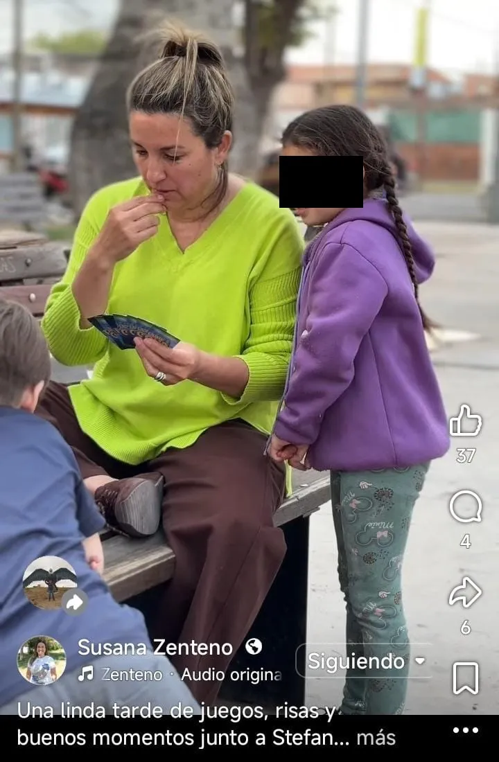 Polémica: en la plaza, con los chicos, como si en el Departamento estuviera todo bien...