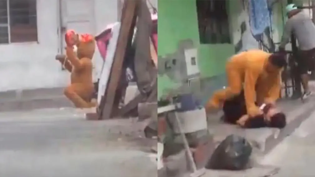 Policía iba a trabajar y se cayó cuando cruzaba el Río